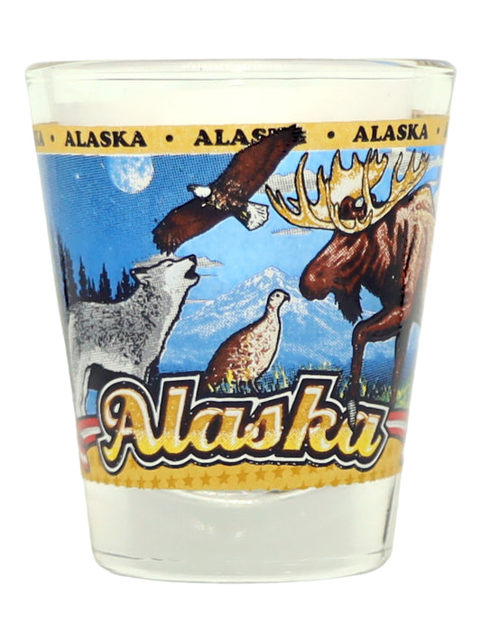 Alaska State Wraparound Shot Glass