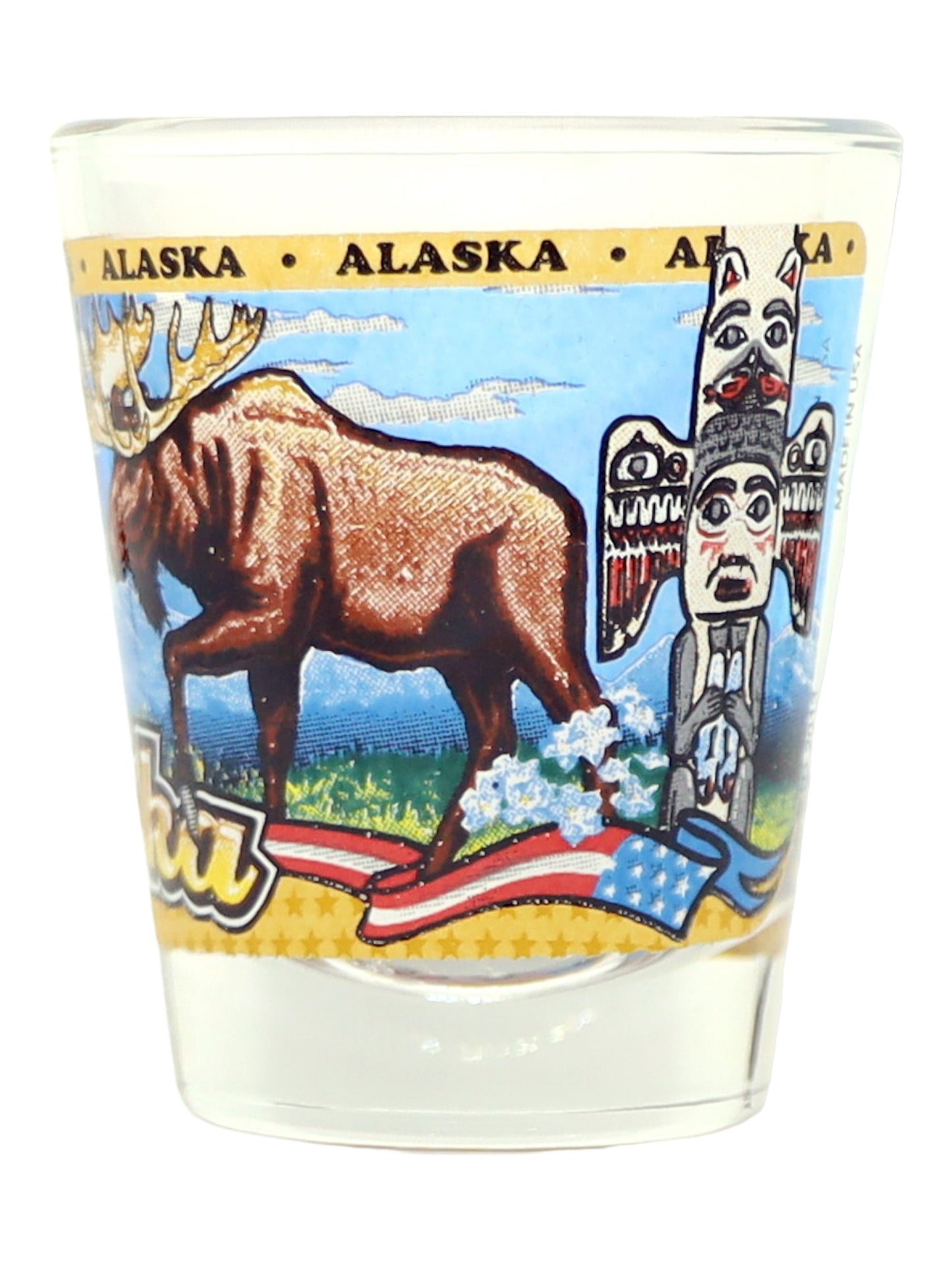 Alaska State Wraparound Shot Glass