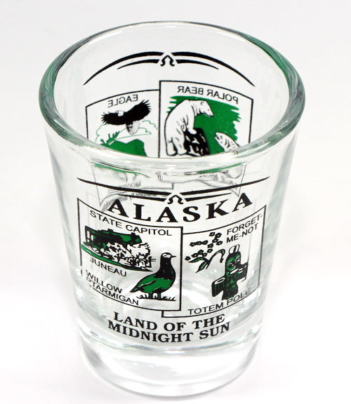 Alaska State Scenery Green New Shot Glass