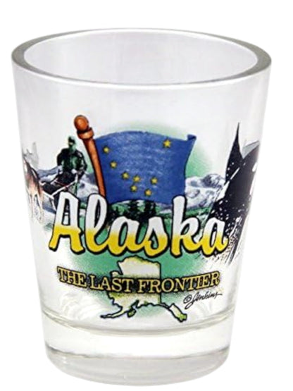 Alaska United States USA Souvenir Boxed Shot Glass Set (Set of 6)