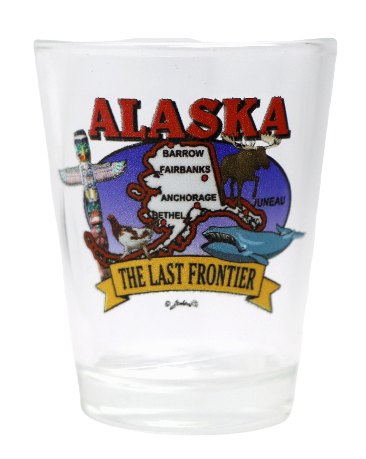 Alaska United States USA Souvenir Boxed Shot Glass Set (Set of 6)