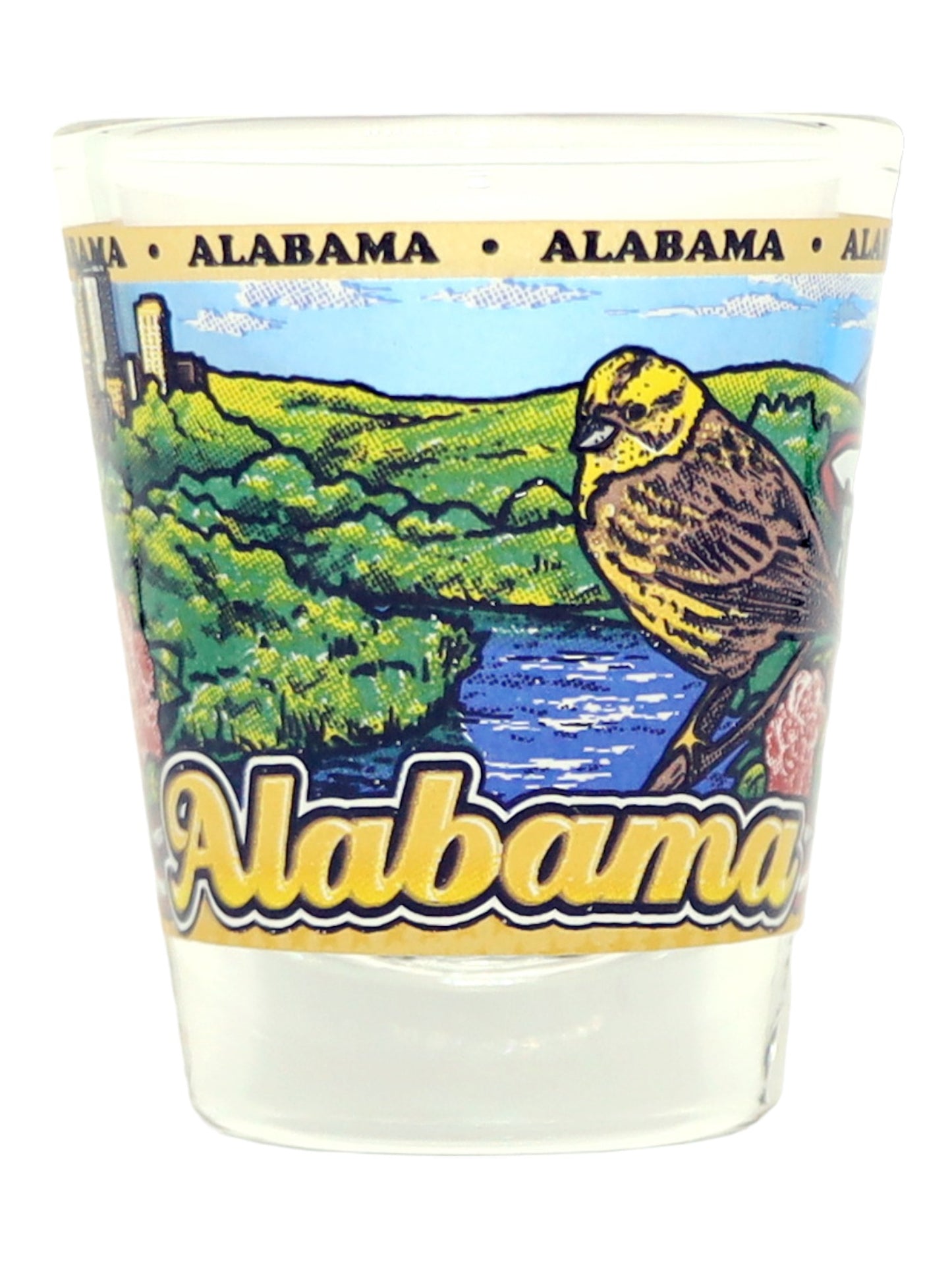 Alabama United States USA Souvenir Boxed Shot Glass Set (Set of 6)