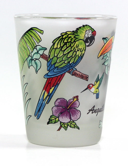 Anguilla, BWI Parrot Shot Glass