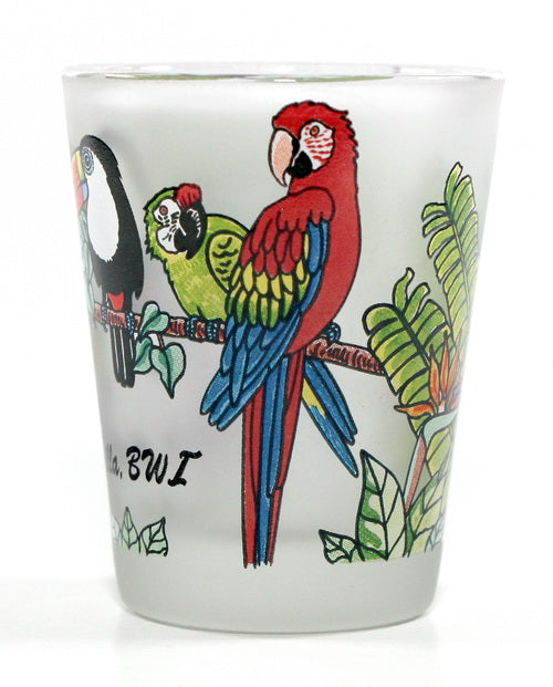 Anguilla, BWI Parrot Shot Glass