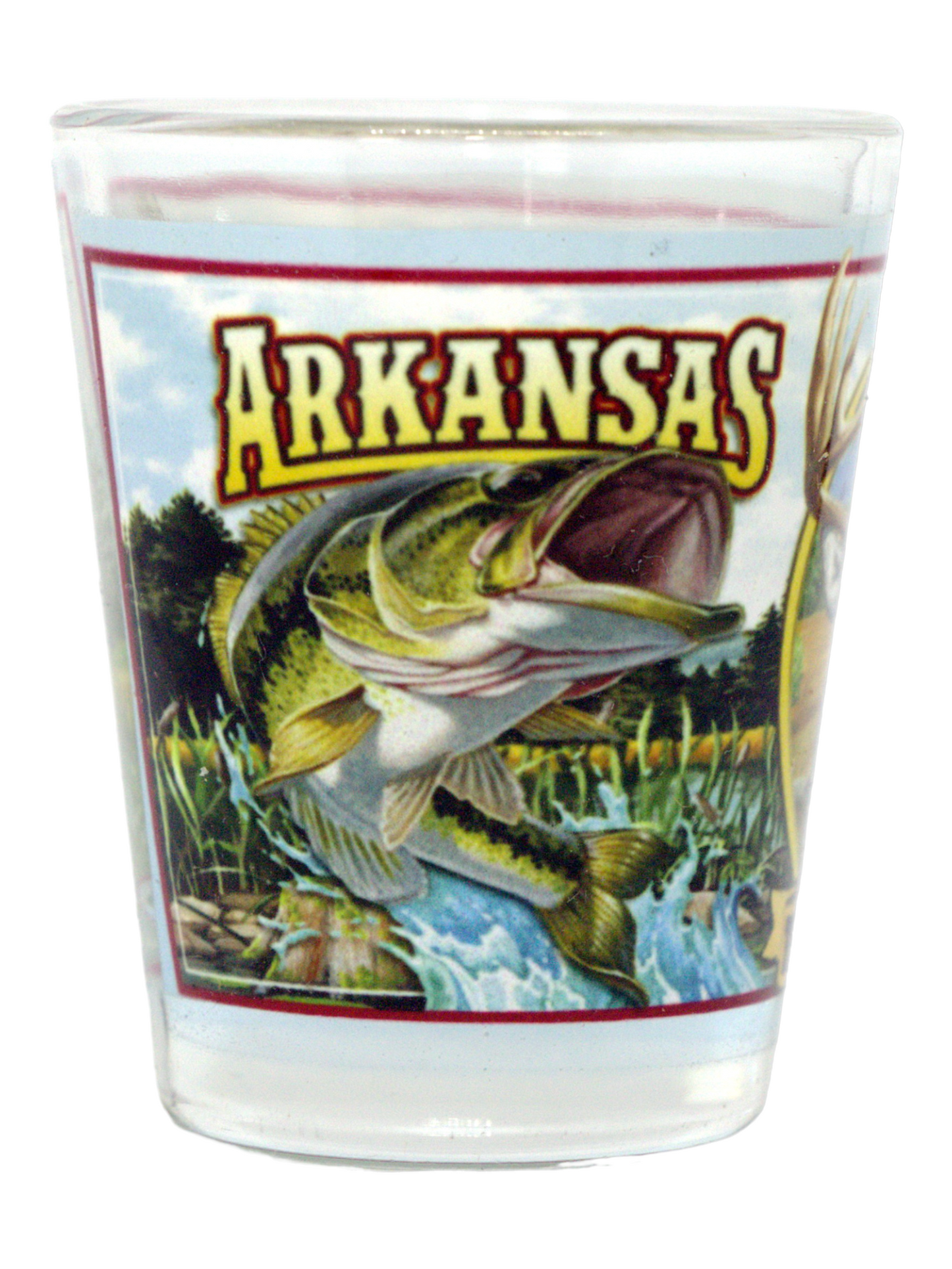 Arkansas State Mural Shot Glass