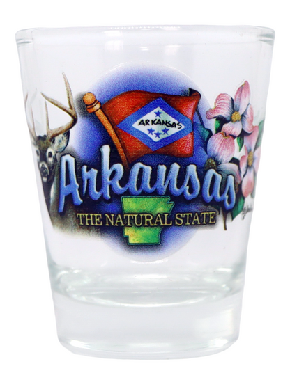 Arkansas United States USA Souvenir Boxed Shot Glass Set (Set of 6)