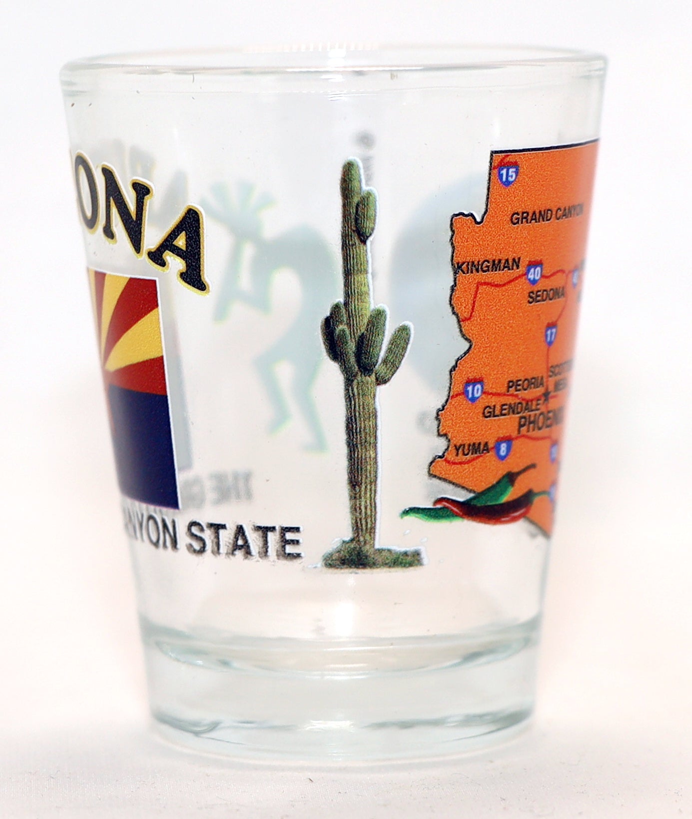 Arizona The Grand Canyon State All-American Collection Shot Glass