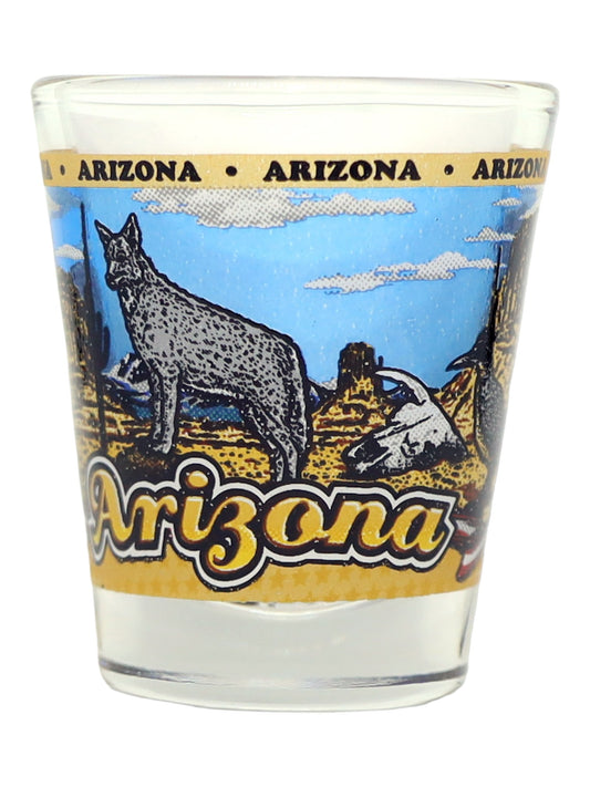 Arizona State Wraparound Shot Glass
