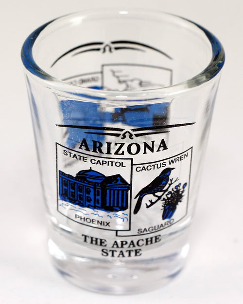 Arizona State Scenery Blue New Shot Glass