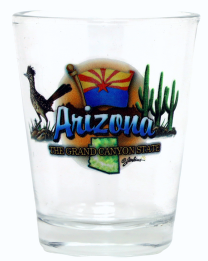 Arizona United States USA Souvenir Boxed Shot Glass Set (Set of 6)