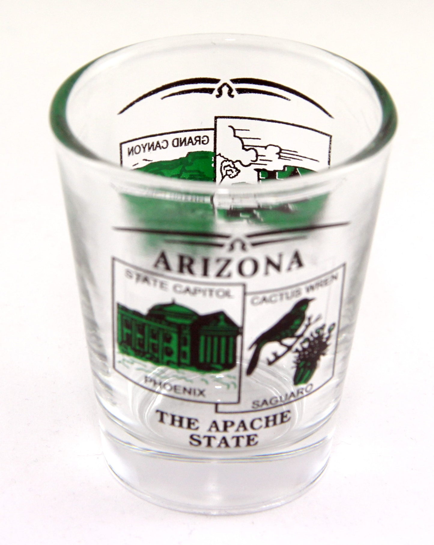 Arizona State Scenery Green New Shot Glass