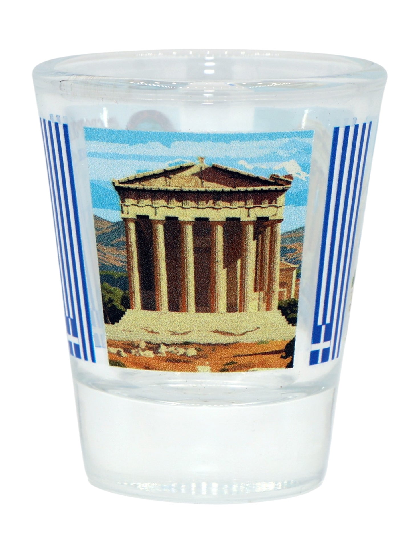 Acropolis Athens Greece Wonders of the World Collection Shot Glass