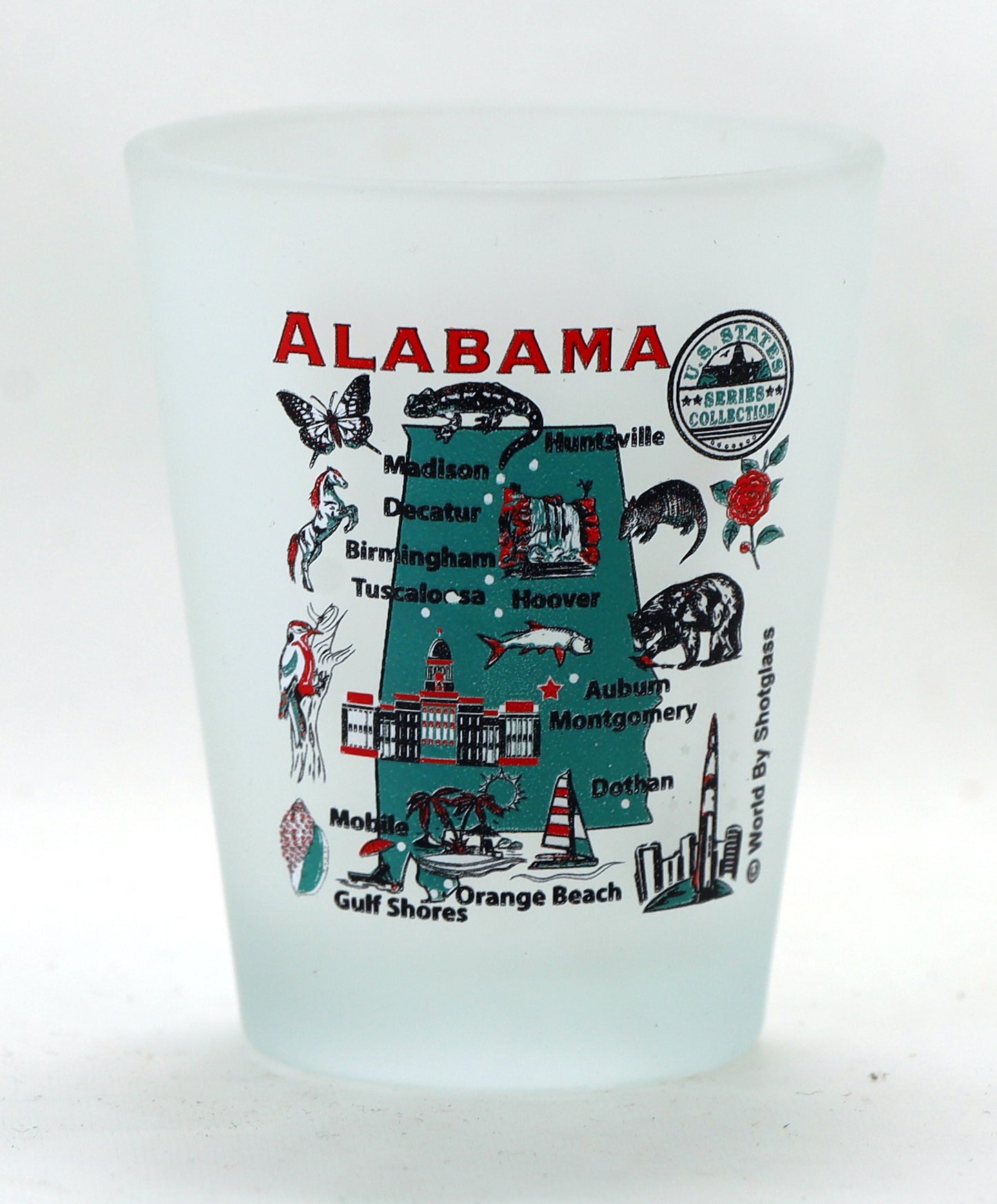 United States USA Southeastern States Souvenir Boxed Shot Glass Set (Set of 6)