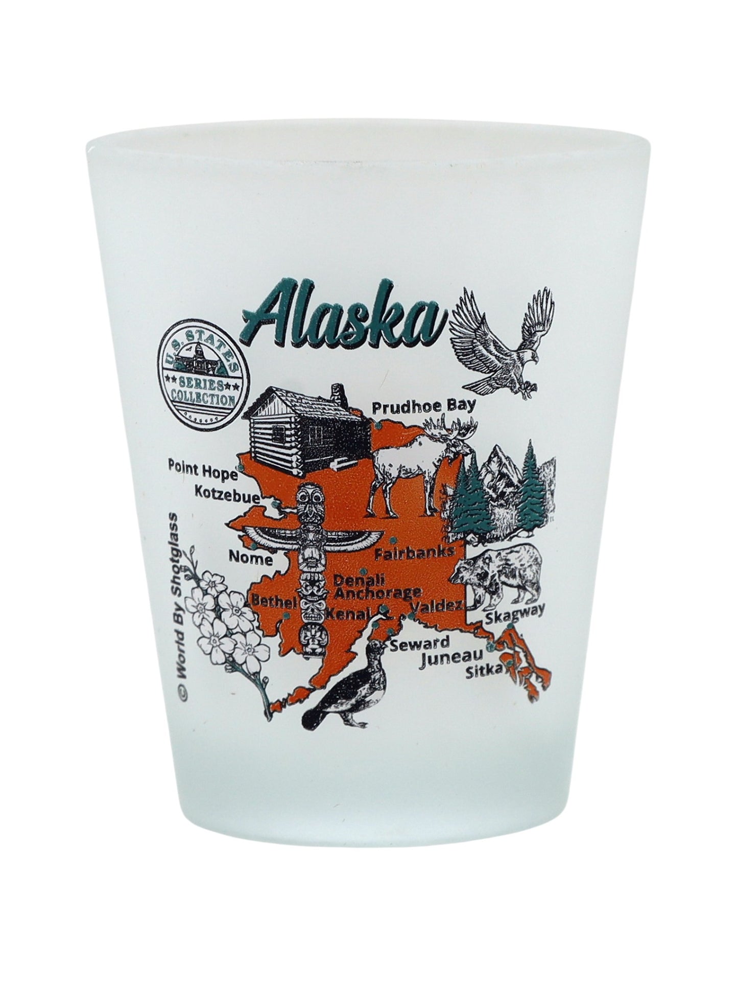 Alaska United States USA Souvenir Boxed Shot Glass Set (Set of 6)