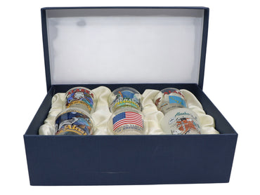 Alaska United States USA Souvenir Boxed Shot Glass Set (Set of 6)