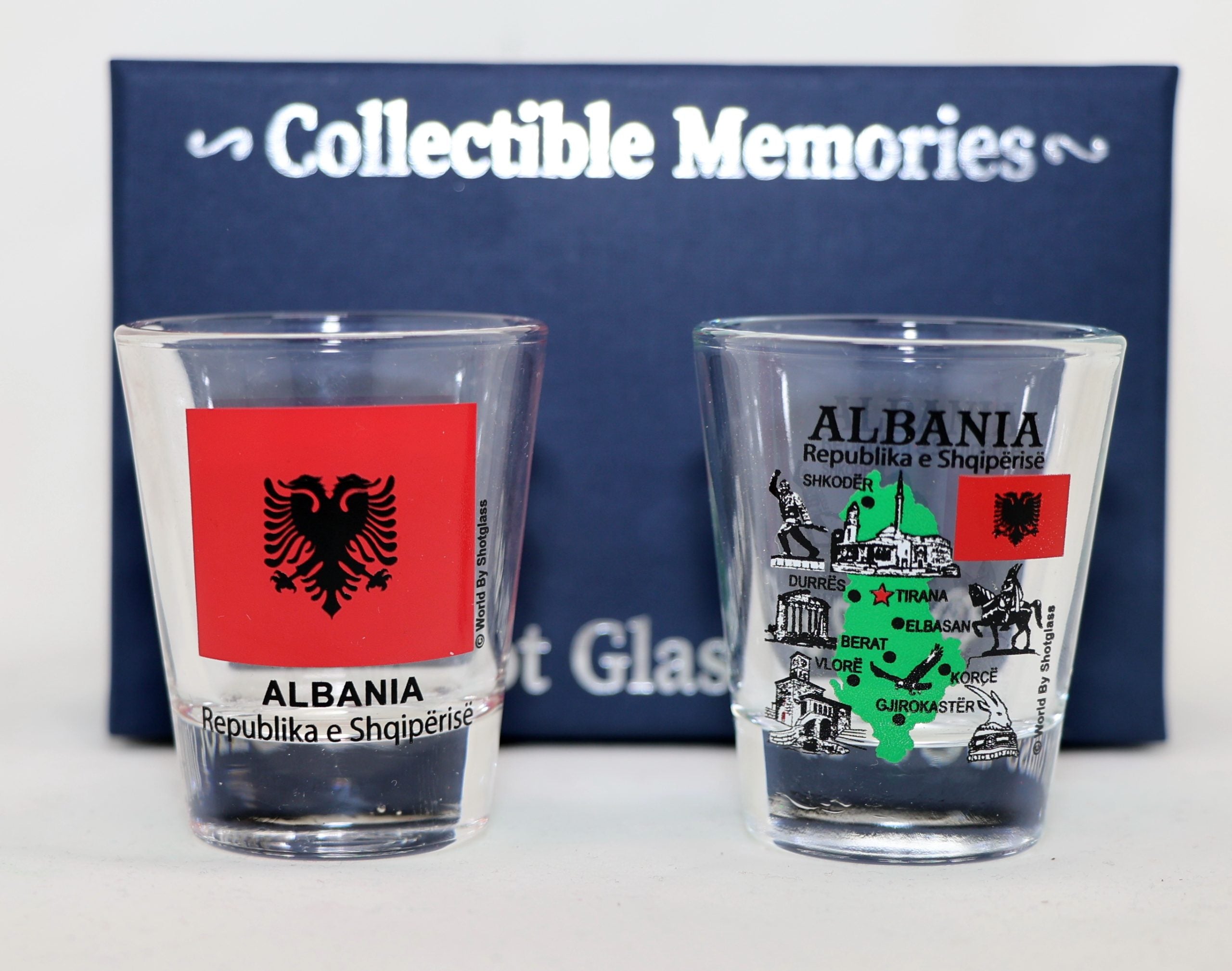 Bulgaria Souvenir Schnapsglas – Mit Landmarks-Motiv, 5,7 Cm Hoch, 4,6 Cm Durchmesser