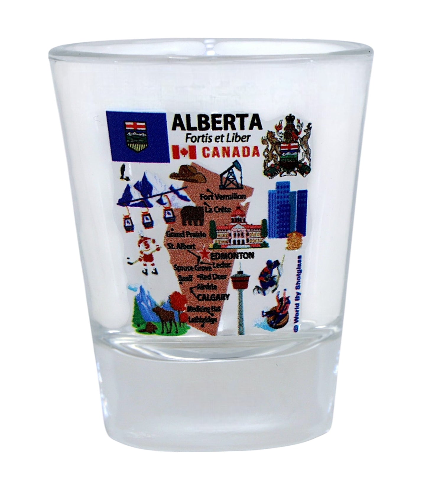 Canada Provinces Souvenir Boxed Shot Glass Set (Set of 6)