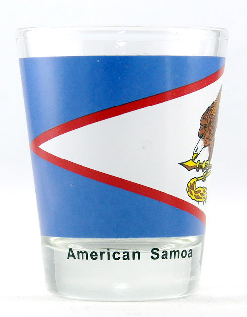 American Samoa Flag Shot Glass