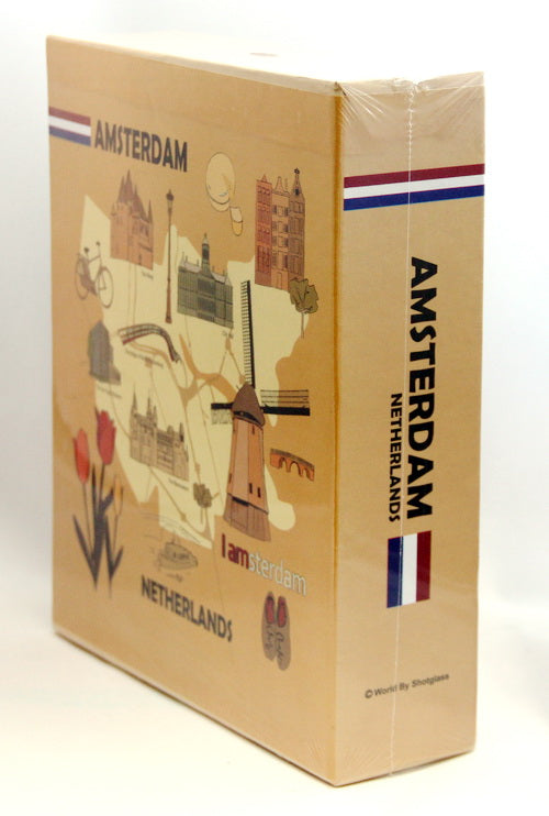 Amsterdam Netherlands Embossed Photo Album 100 Photos / 4x6