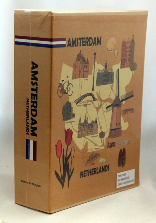 Amsterdam Netherlands Embossed Photo Album 100 Photos / 4x6