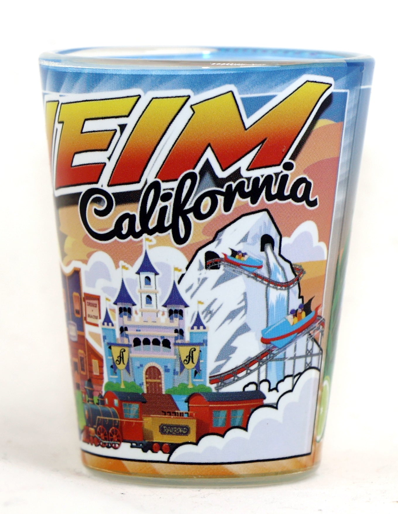 Anaheim California Billboard Shot Glass