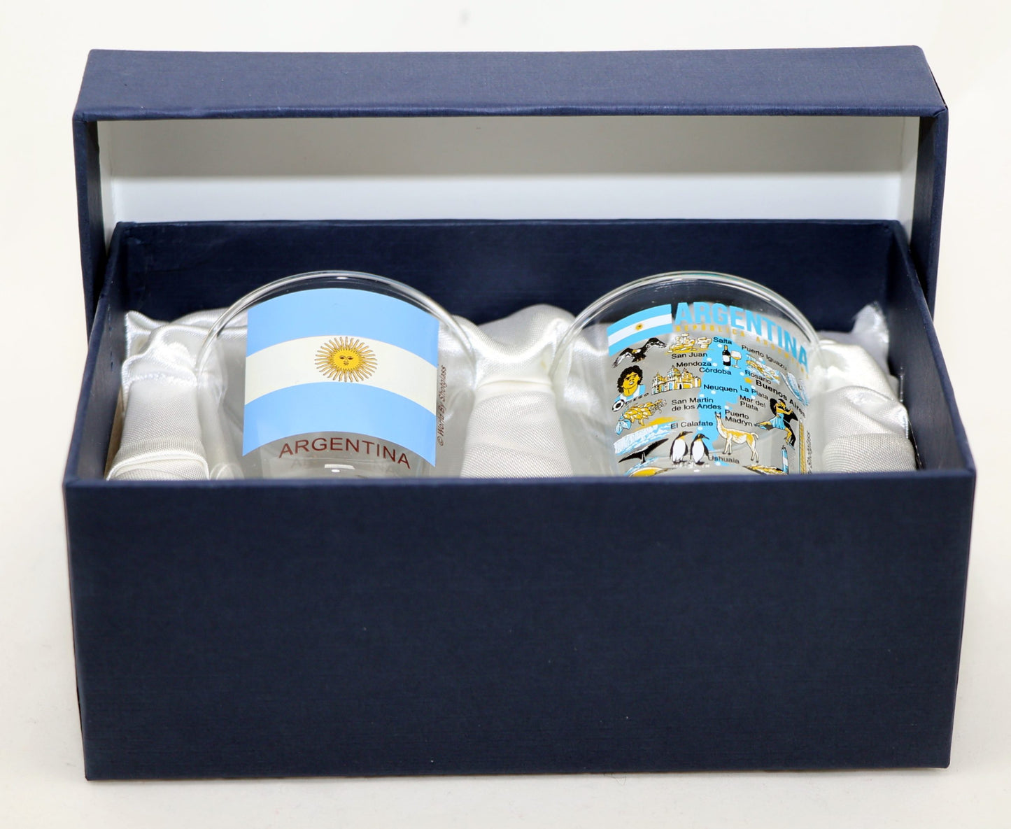 Argentina Souvenir Boxed Shot Glass Set (Set of 2)