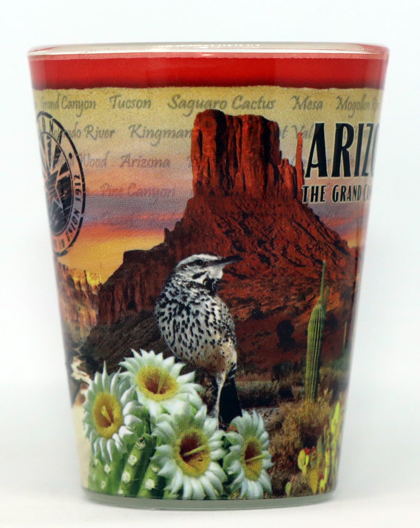 Arizona Stamp Design Shot Glass