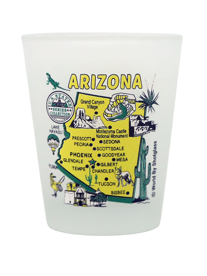 Arizona United States USA Souvenir Boxed Shot Glass Set (Set of 6)