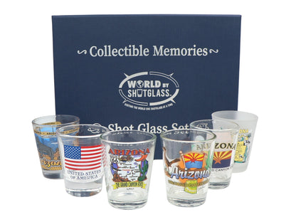Arizona United States USA Souvenir Boxed Shot Glass Set (Set of 6)