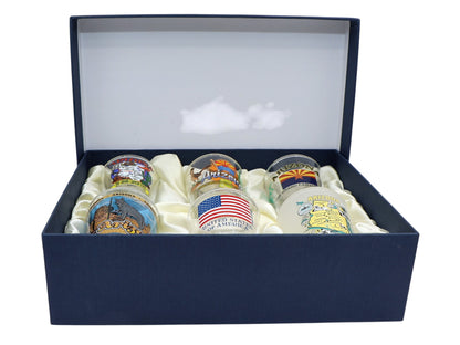 Arizona United States USA Souvenir Boxed Shot Glass Set (Set of 6)