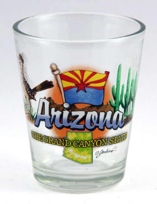 Arizona Grand Canyon State Elements Shot Glass jks