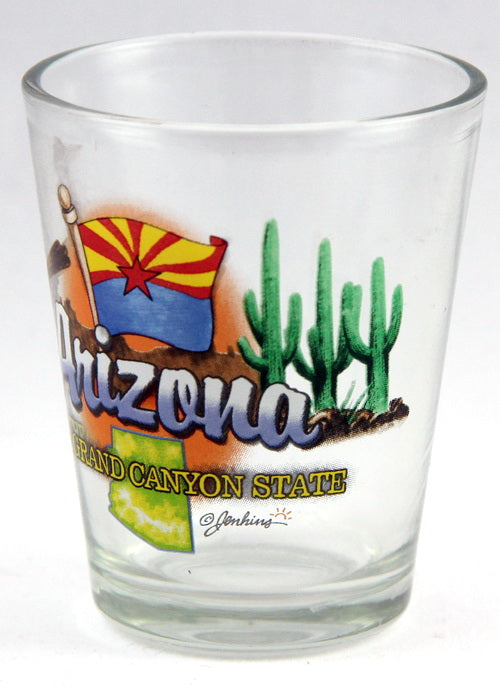 Arizona Grand Canyon State Elements Shot Glass jks