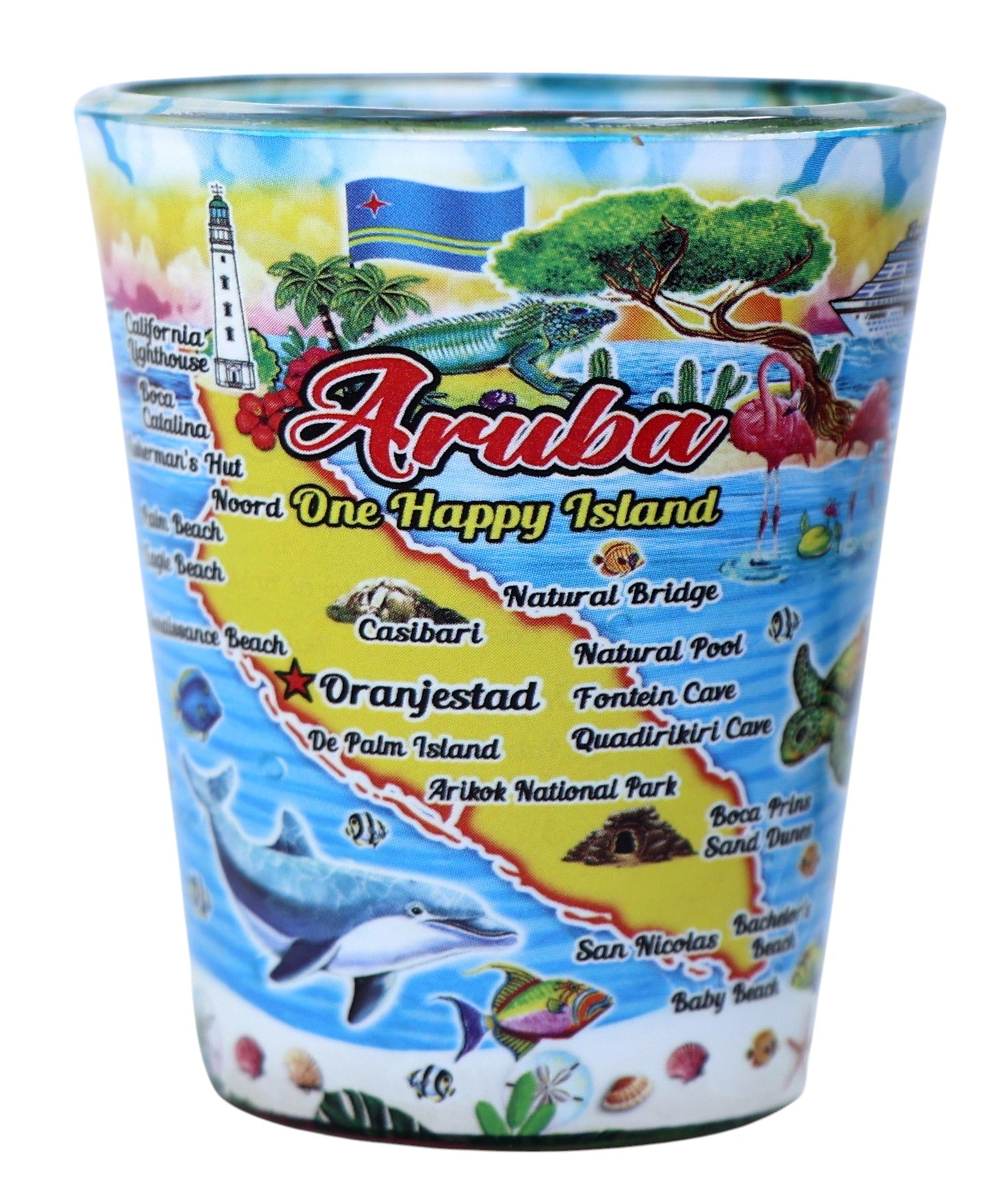 Aruba Scene In and Out Shot Glass