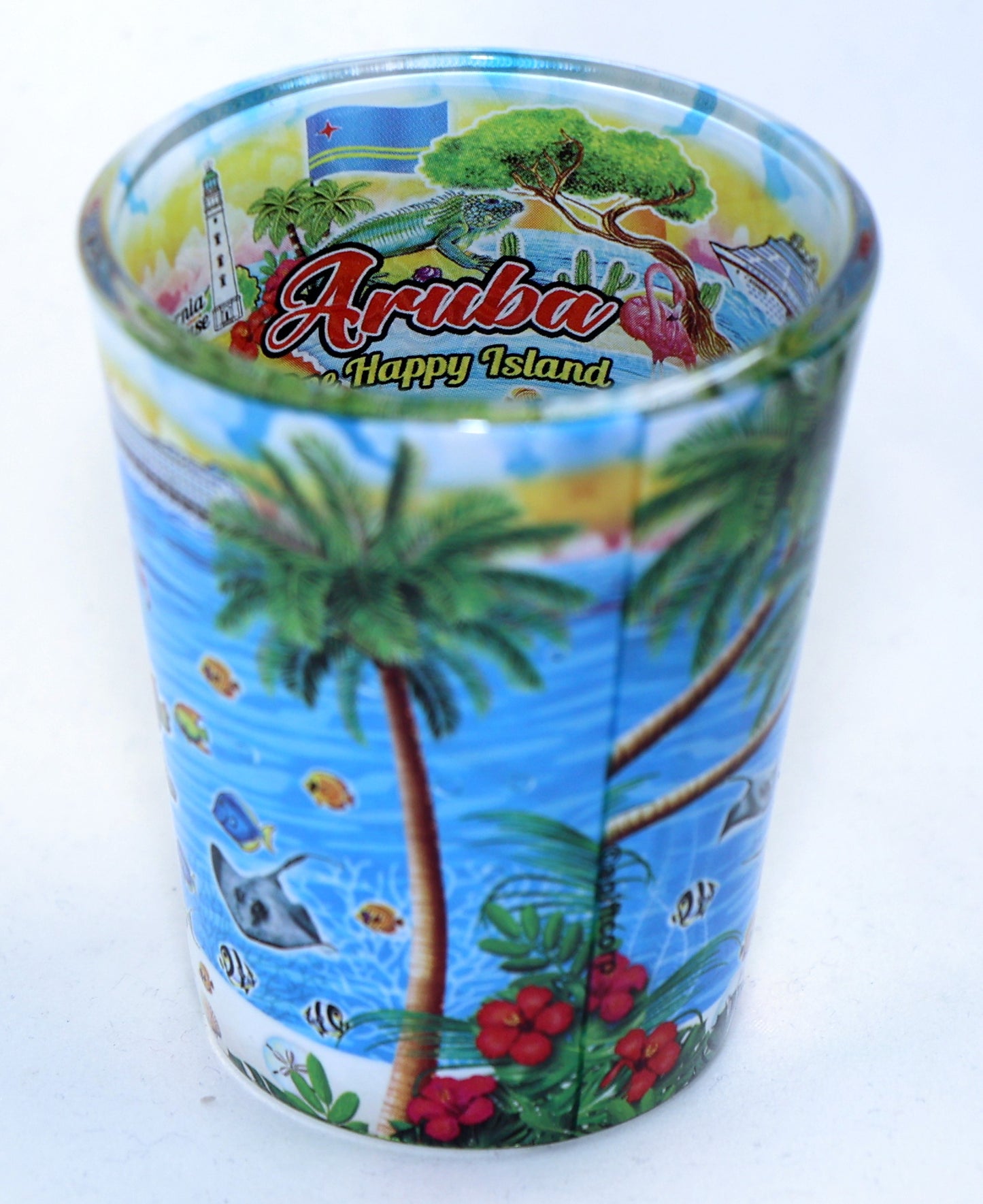 Aruba Scene In and Out Shot Glass