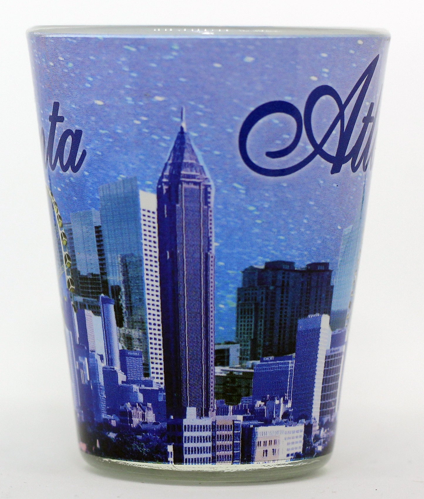 Atlanta Georgia Starry Night Skyline Shot Glass