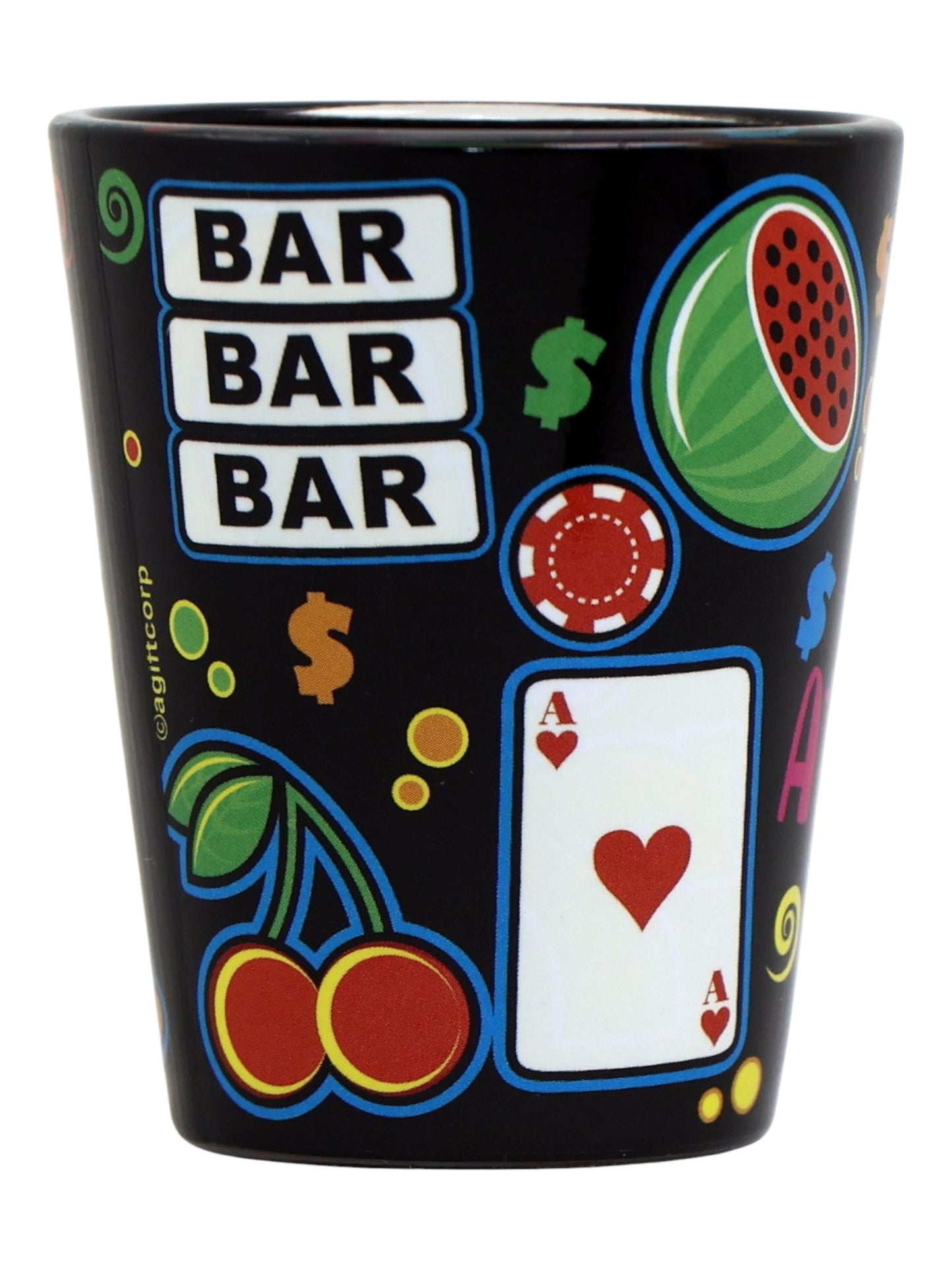 Atlantic City New Jersey Gaming  In and Out Shot Glass