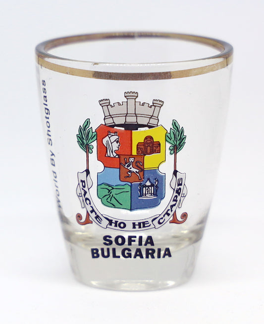 Bulgaria Sofia Shot Glass