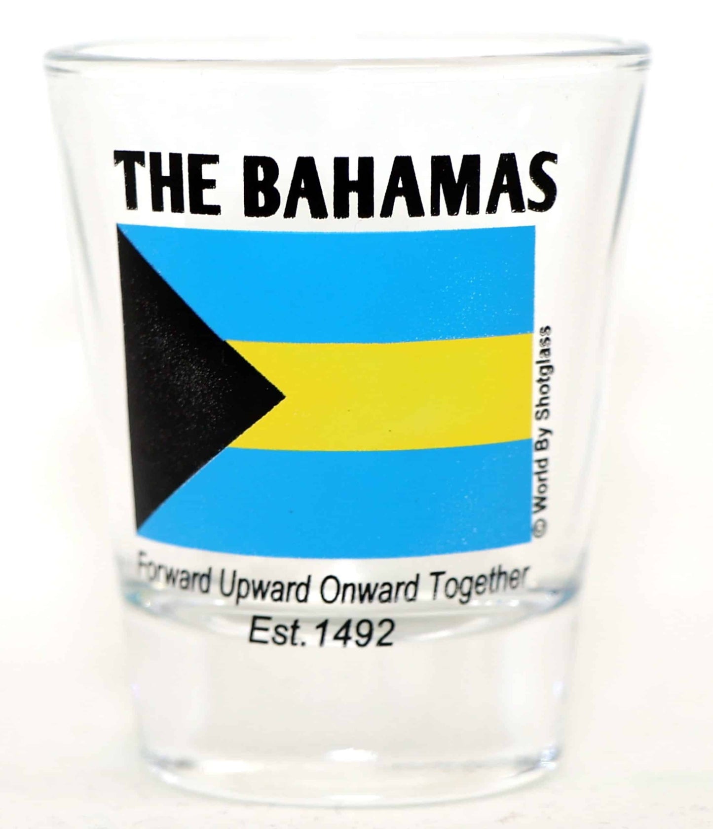 Bahamas Flag Shot Glass