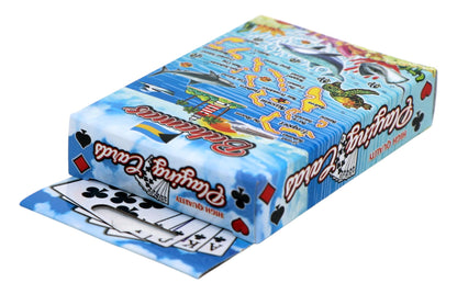 Bahamas Map Collectible Souvenir Playing Cards with Header