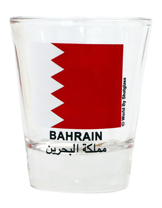 Bahrain Flag Shot Glass