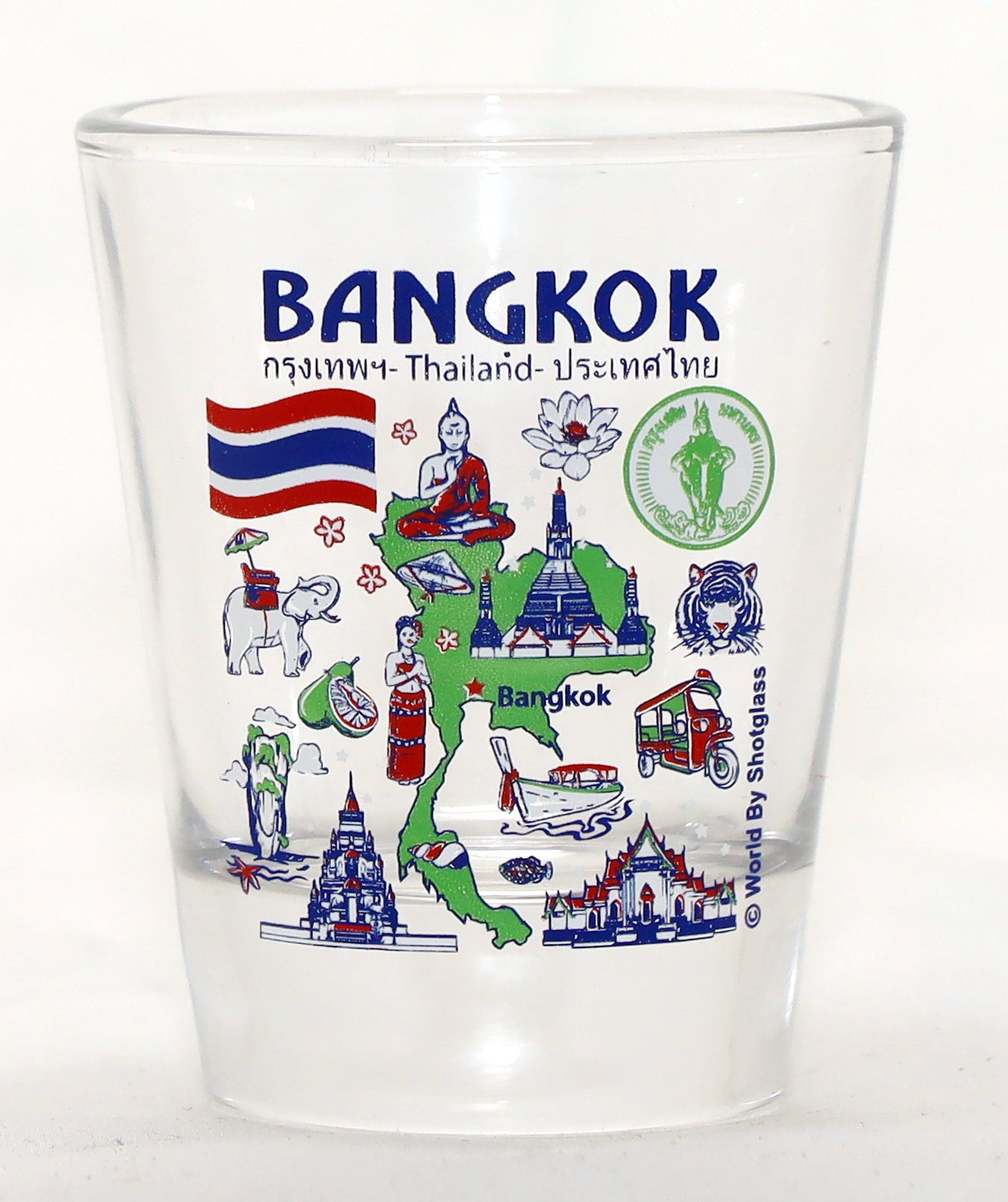 Thailand Souvenir Boxed Shot Glass Set (Set of 6)