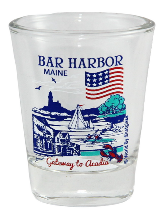 Bar Harbor Maine Great American Cities Collection Shot Glass