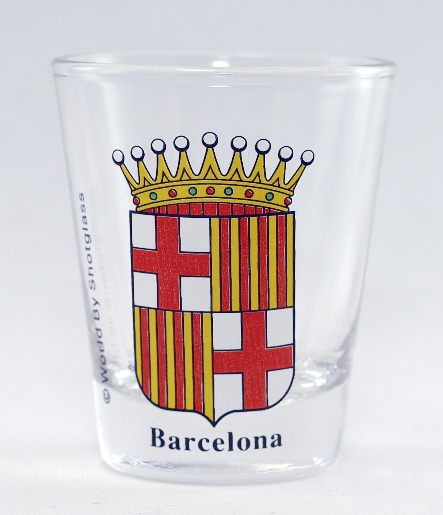 Barcelona Spain Coat Of Arms Shot Glass