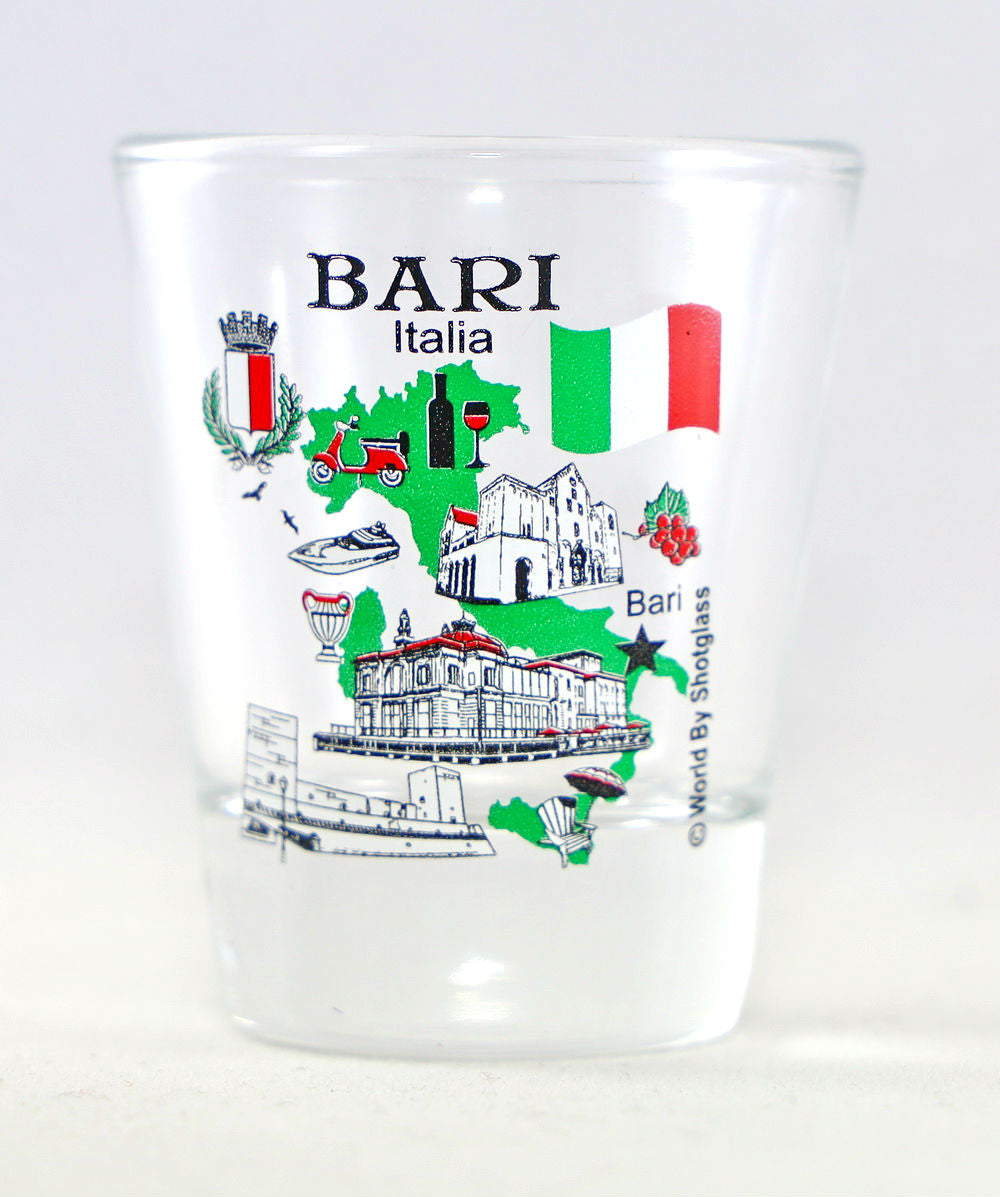 Bari Italy Great Italian Cities Collection Shot Glass