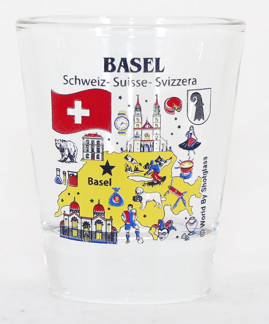 Basel Switzerland Great Swiss Cities Collection Shot Glass