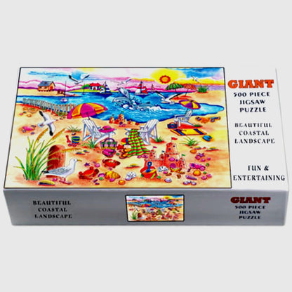 Beautiful Coastal Landscape Giant Jigsaw Puzzle 500 pcs