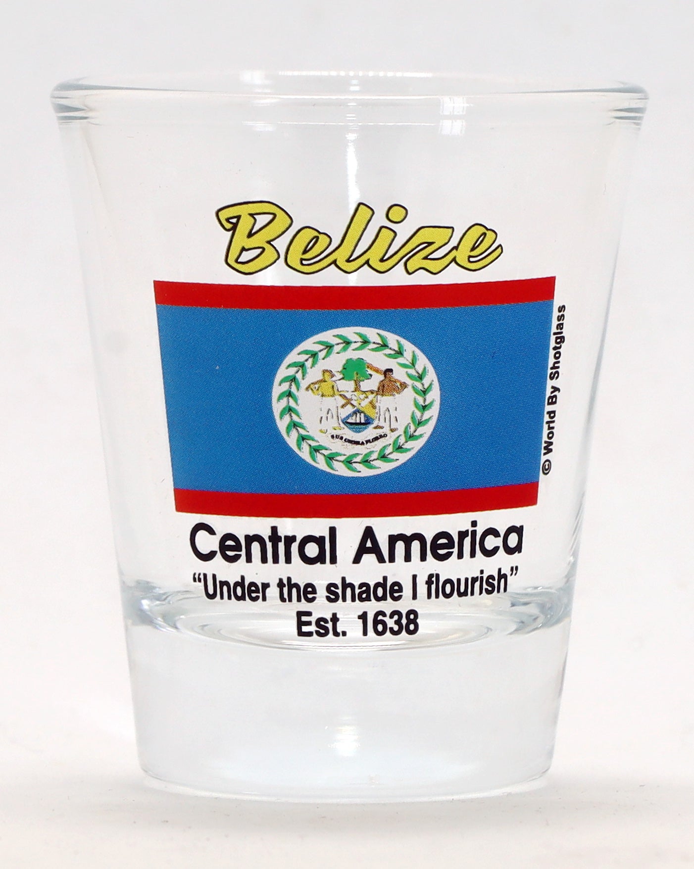 Belize Flag Shot Glass