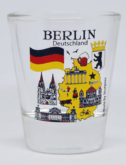 Germany Souvenir Boxed Shot Glass Set (Set of 6)