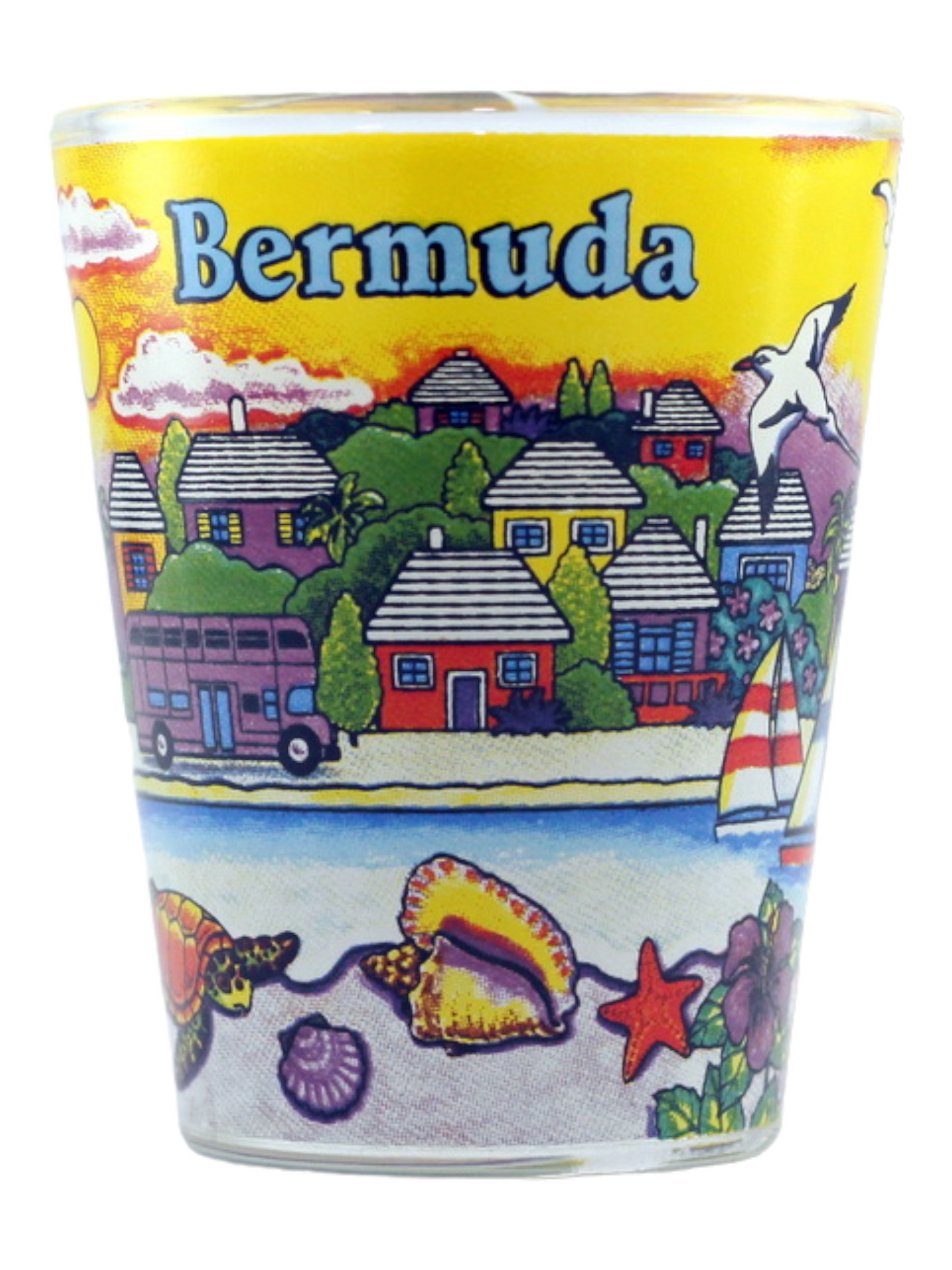 Bermuda Sunset Shot Glass