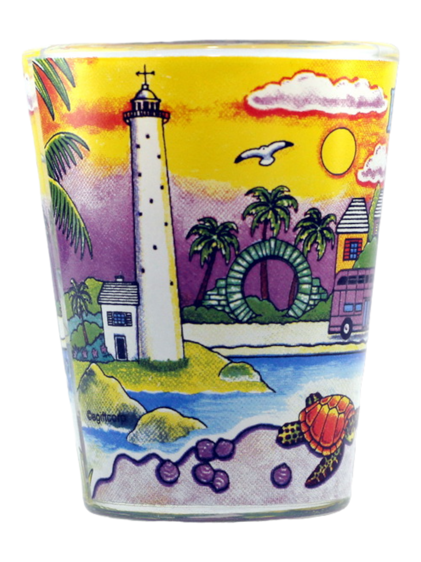 Bermuda Sunset Shot Glass